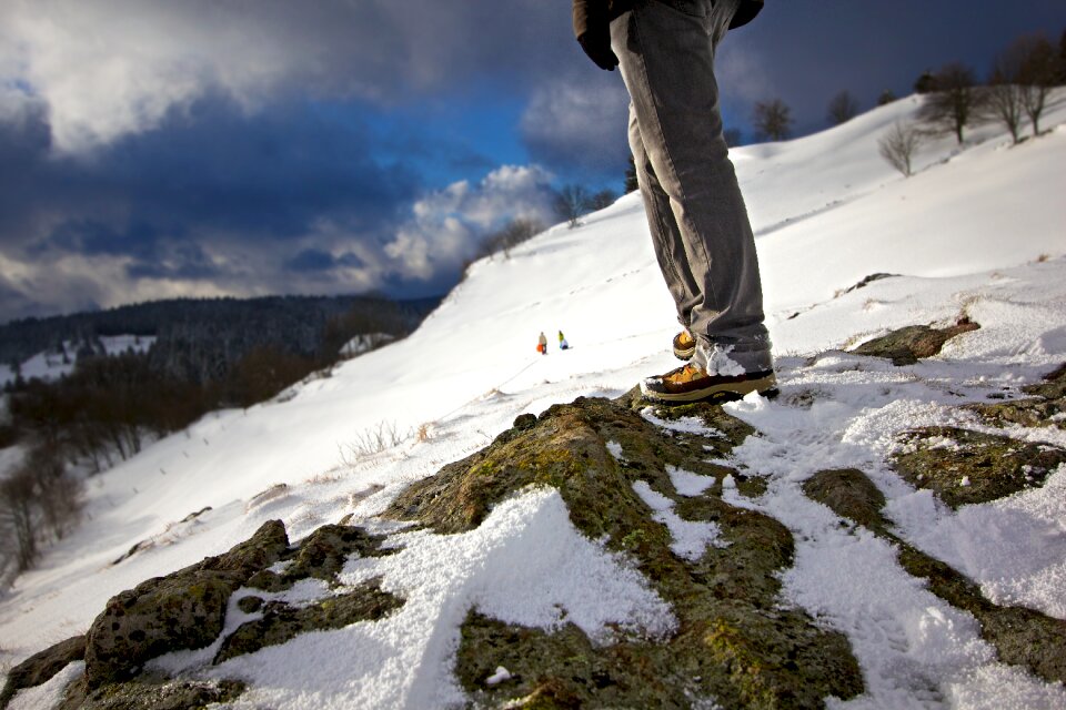 Cold ice hiking photo