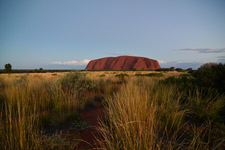 Red centre outback desert photo