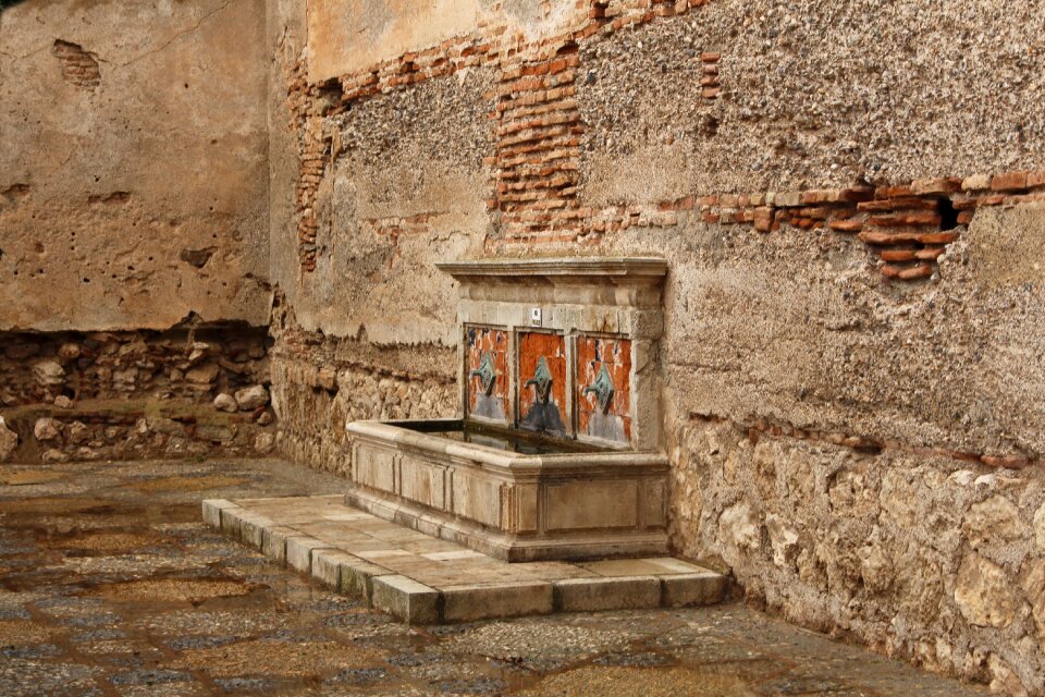 Wall stone alcazaba