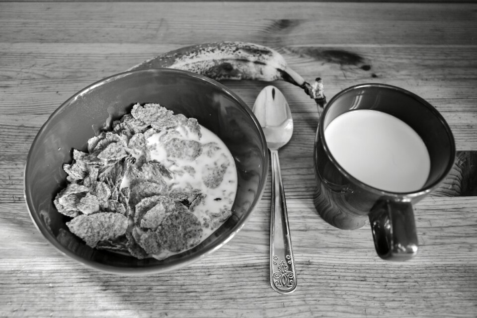 Breakfast spoon healthy food