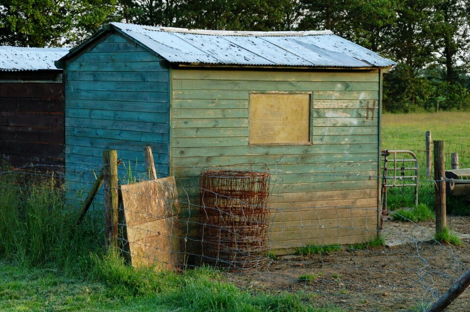 Garden house old paint