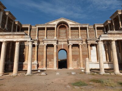 Column ancient archaeology photo