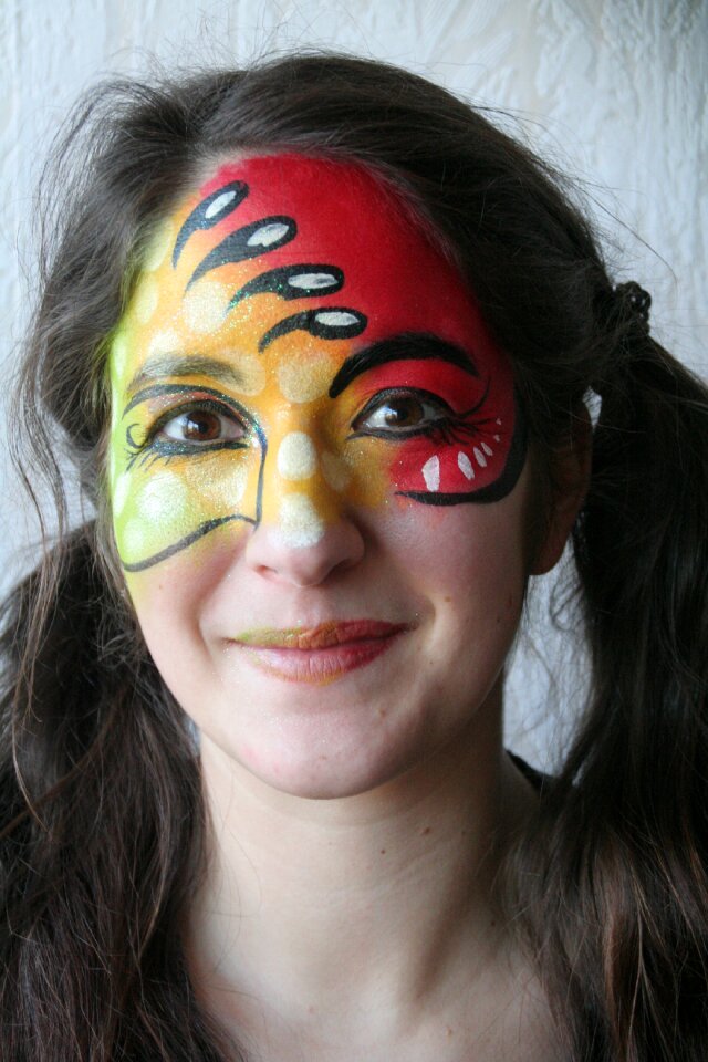 Girl model makeup
