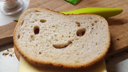 Breakfast bakery a smile