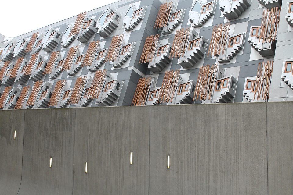 Facade architecture wall