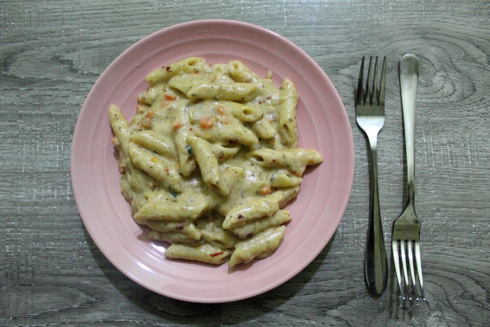 Dinner pasta cuisine