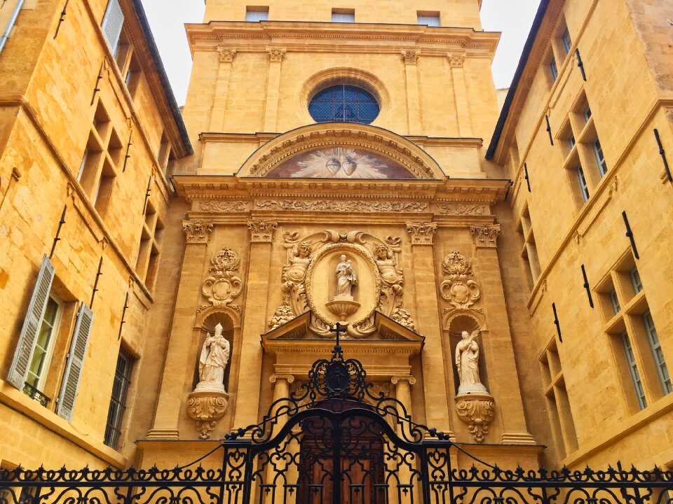 Facade church building