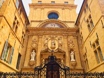 Facade church building