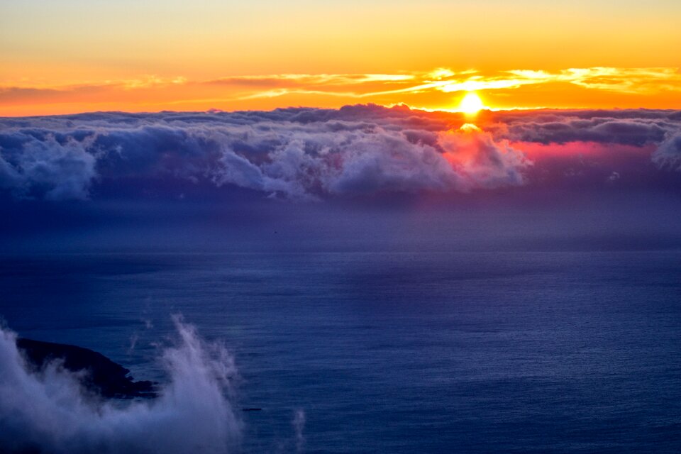 Sea table mountain south africa