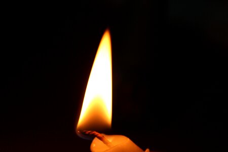 Candlelight dark hot photo