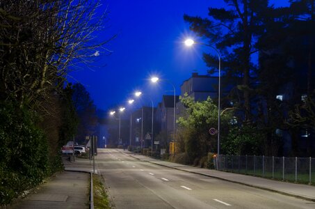 Auto lighting asphalt