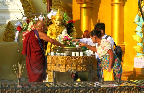 Travel city shwedagon pagoda