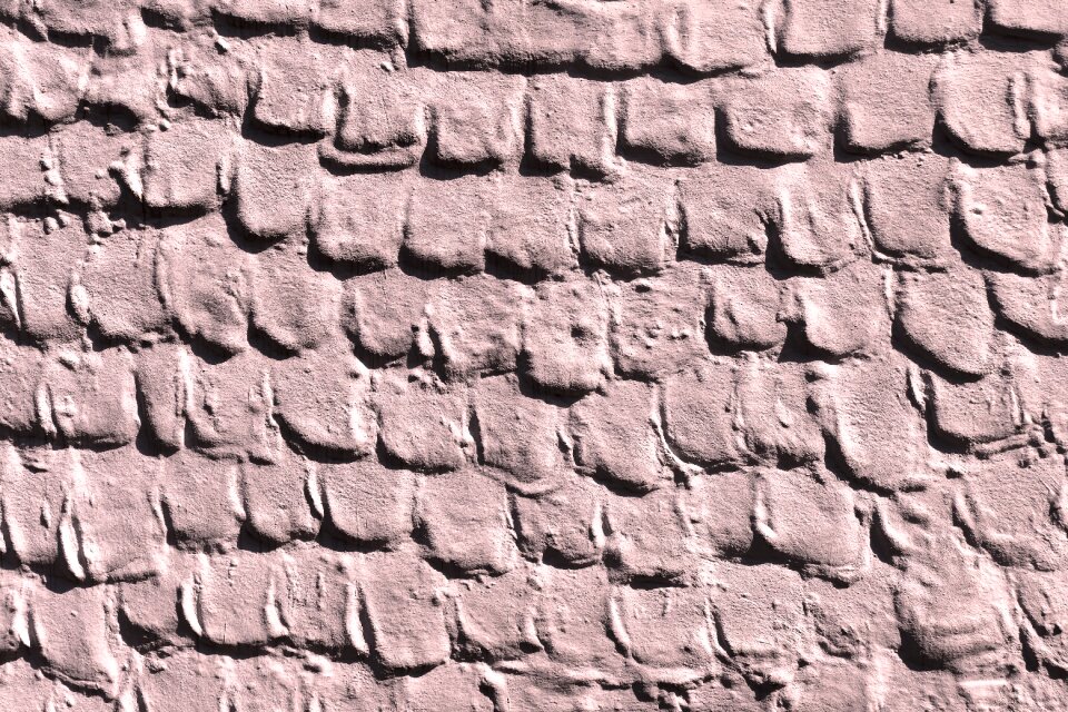 Structural plaster wall hauswand