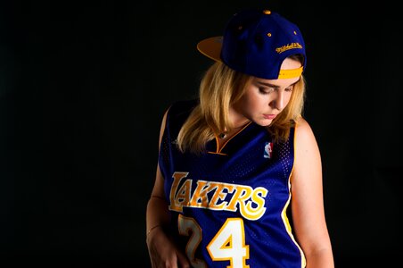 Woman photoshoot basketball photo