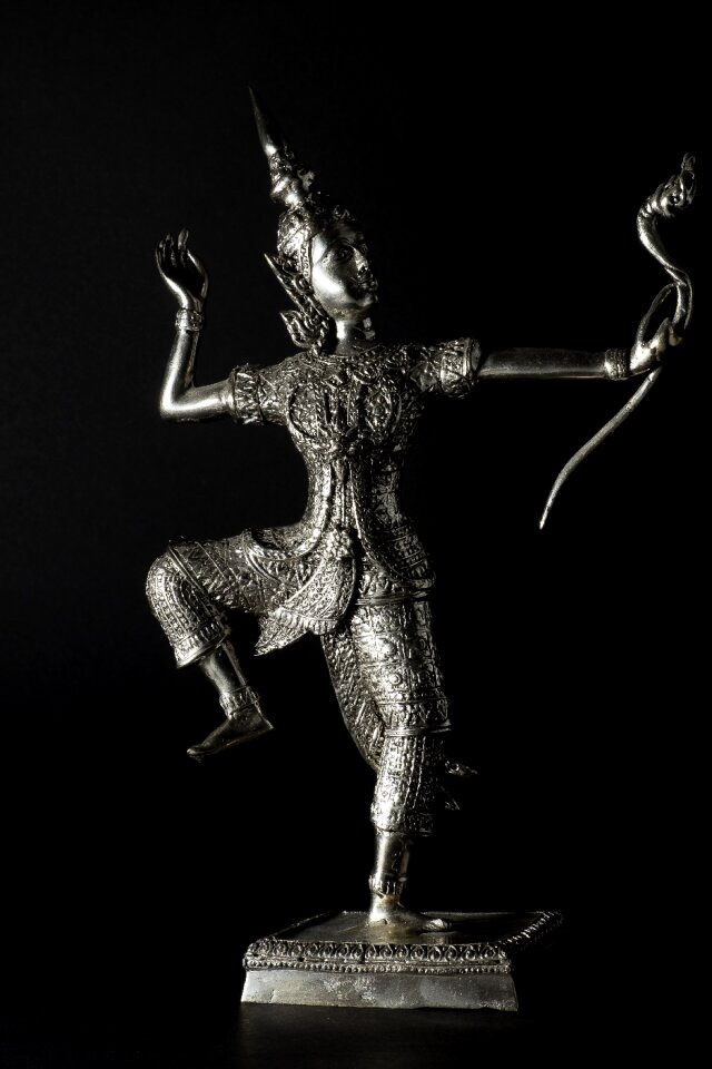 Sculpture warrior archer