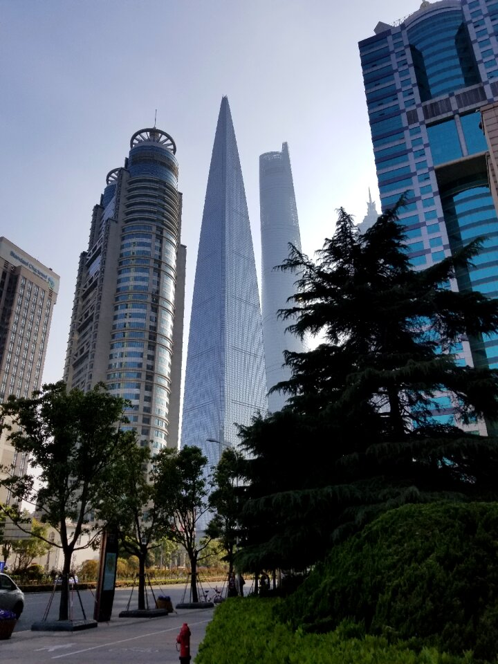 City skyscraper office