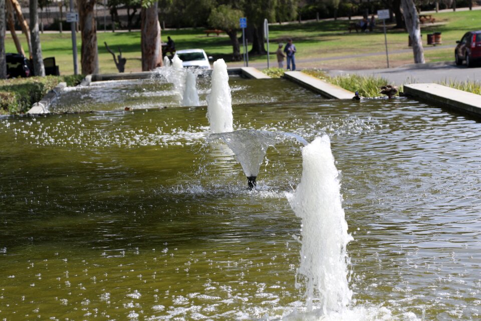 Outdoors fountain park