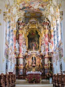 Church pilgrimage church of wies altar