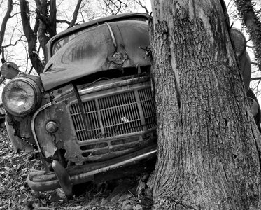 Abandoned auto old photo