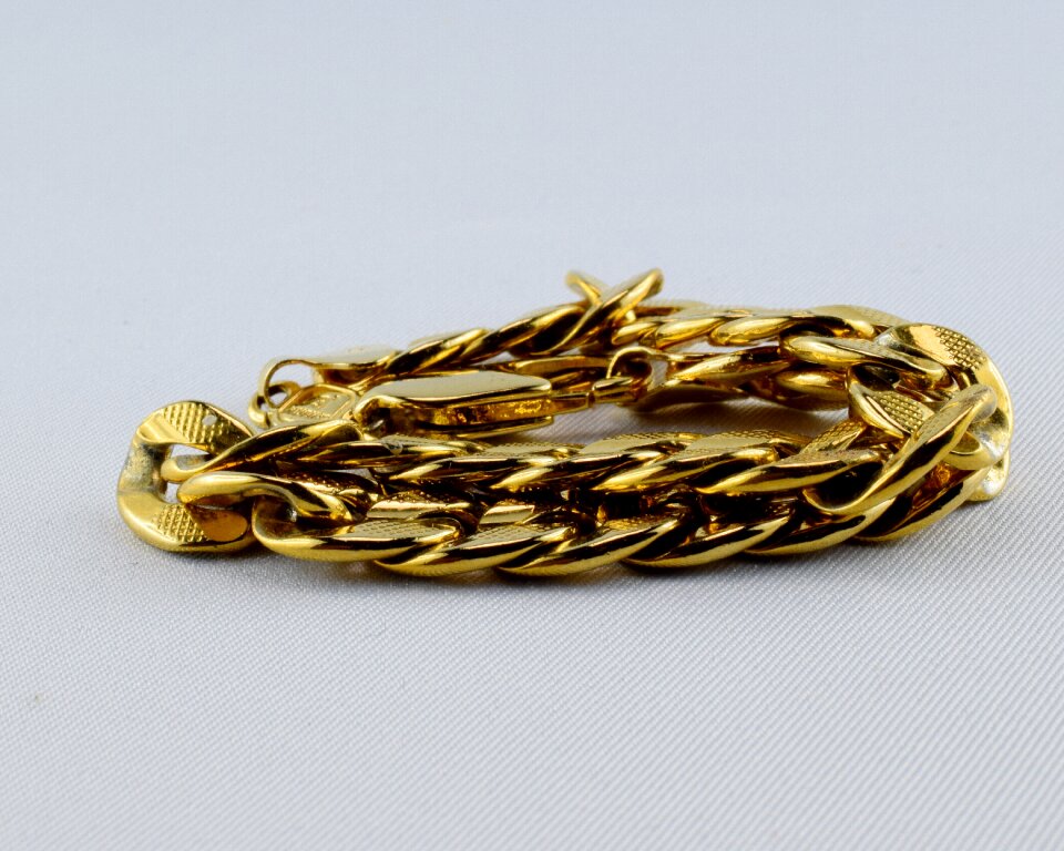 Gold jewellery shiny