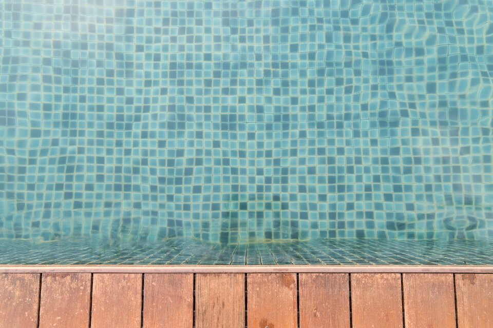 Wallpaper fabric pool photo