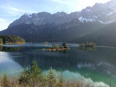 Mountain lake nature