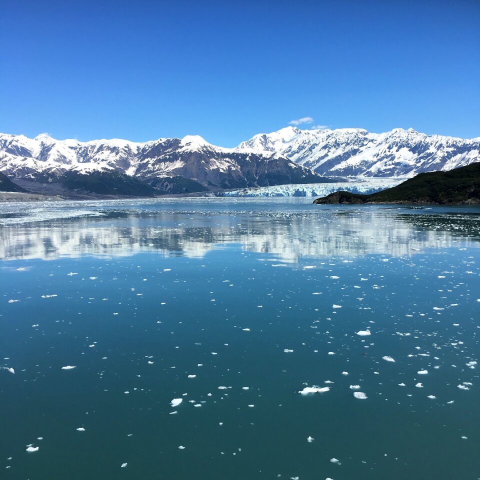 Mountain landscape glacier