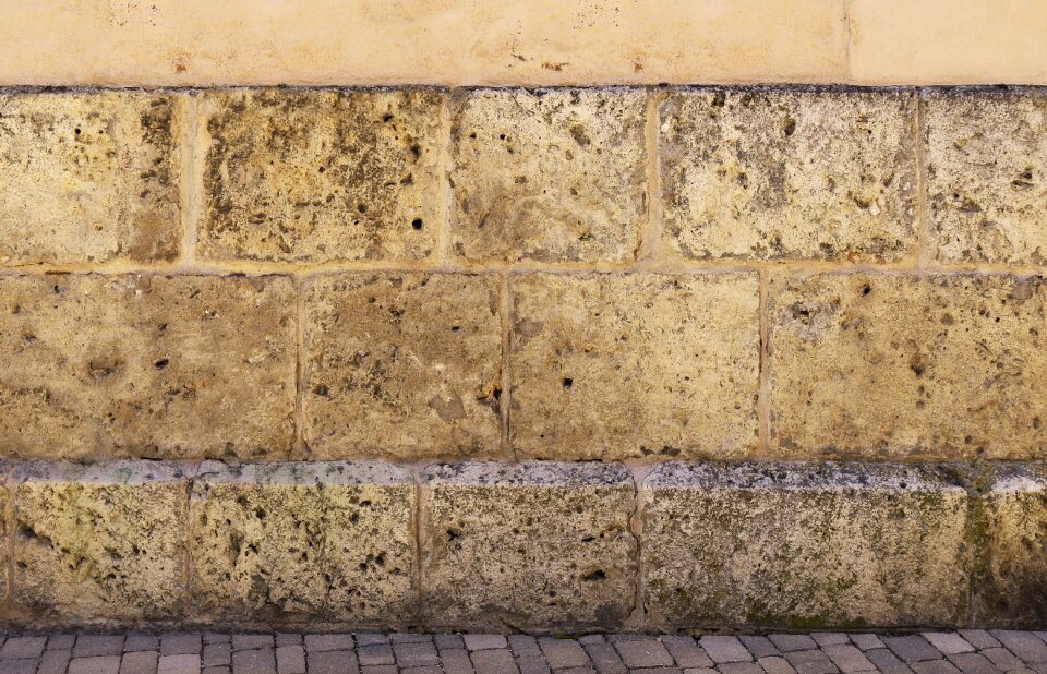 Weathered dirty building