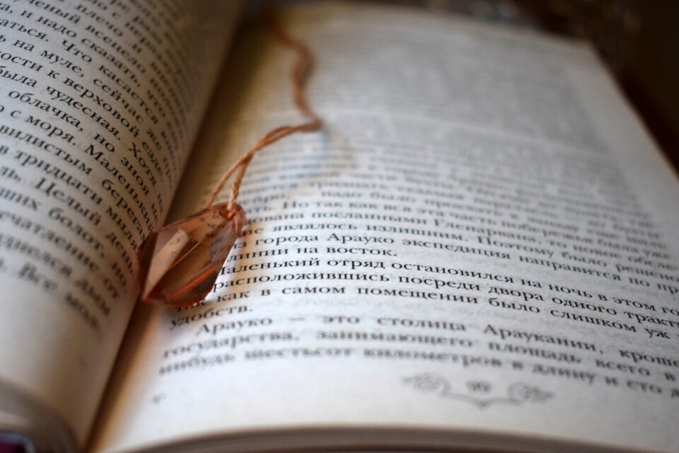 Pendant reading books