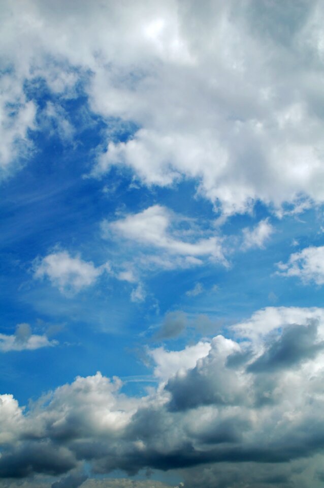 Air heaven blue sky