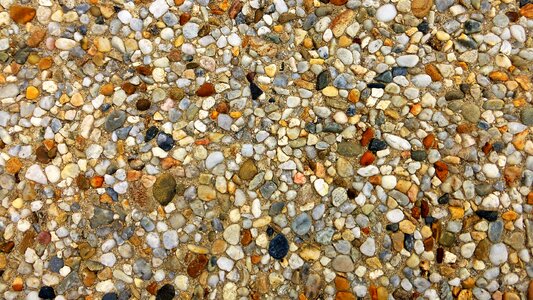 Abstract gravel slab