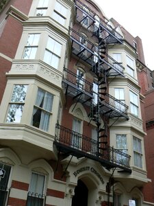 Street apartment window