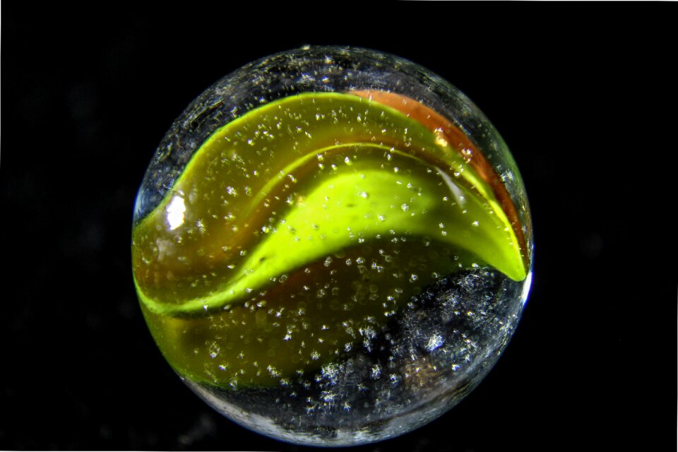 Transparent yellow green