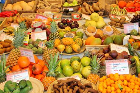 Fruit sell vegetables photo