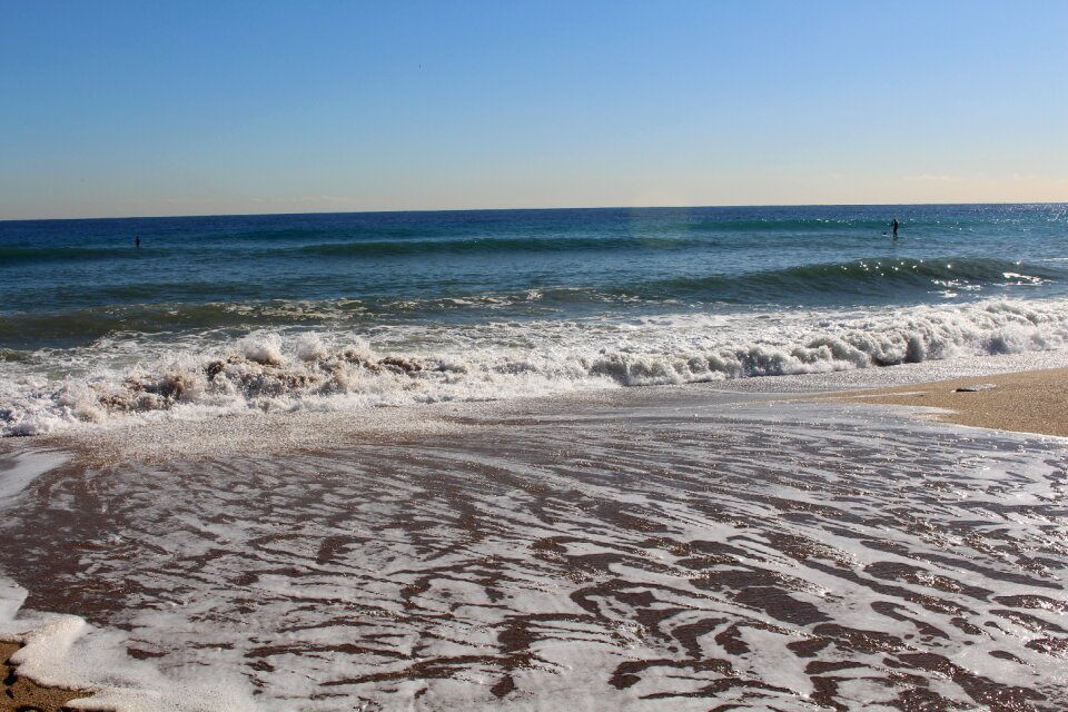 Sand seashore barcelona