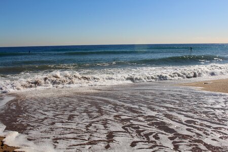 Sand seashore barcelona photo