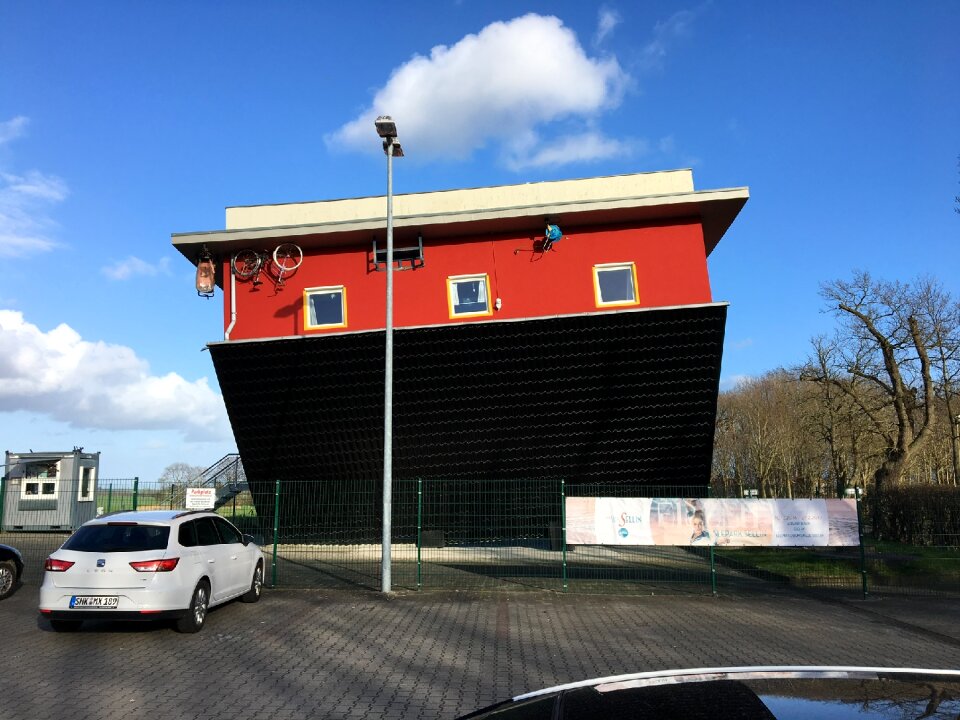 Building roof red