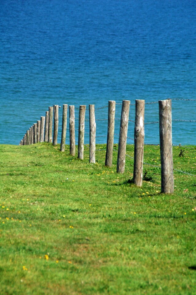 Green sea water