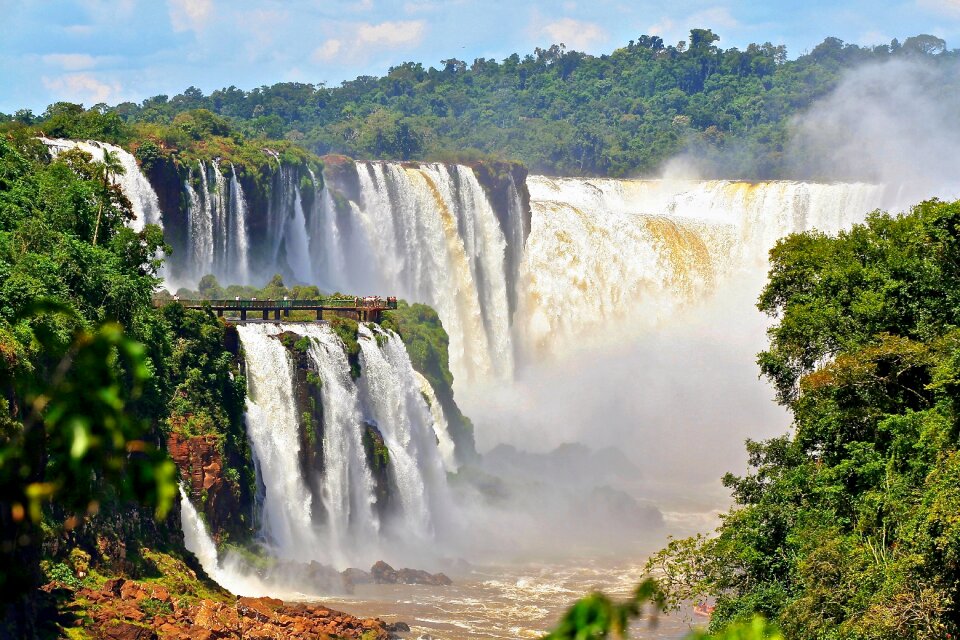 Body of water cascade nature