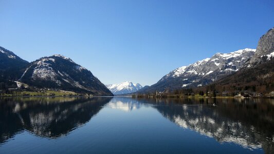 Mountain waters lake photo