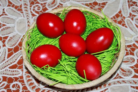 Traditional red table