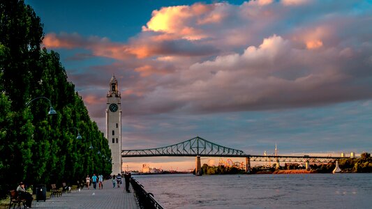 Sunset sky montreal