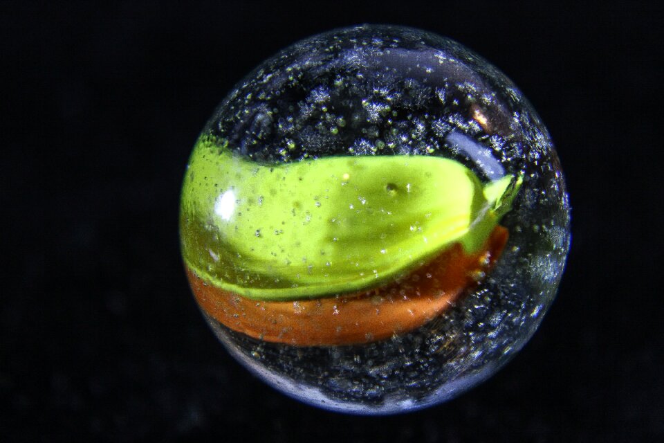 Transparent yellow green