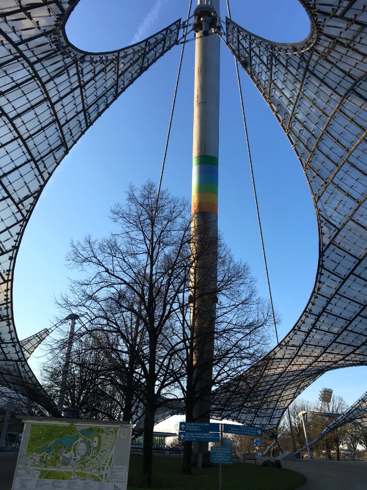 Urban expression olympic roof in munich