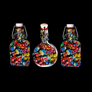 Composing bottle container