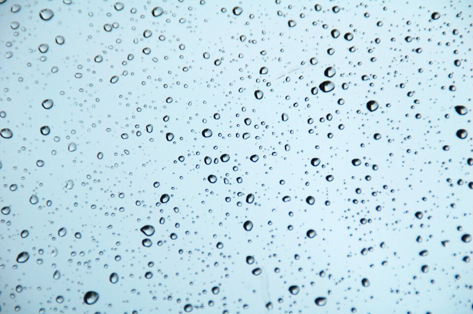 Water drop window rain