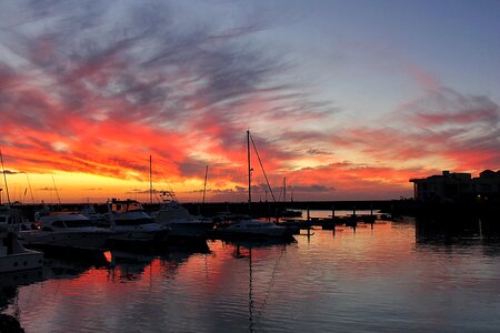Dusk dawn sky