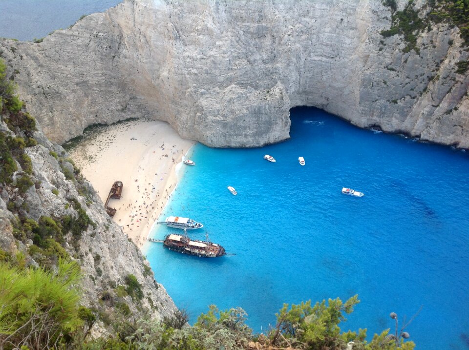 Sea seashore island