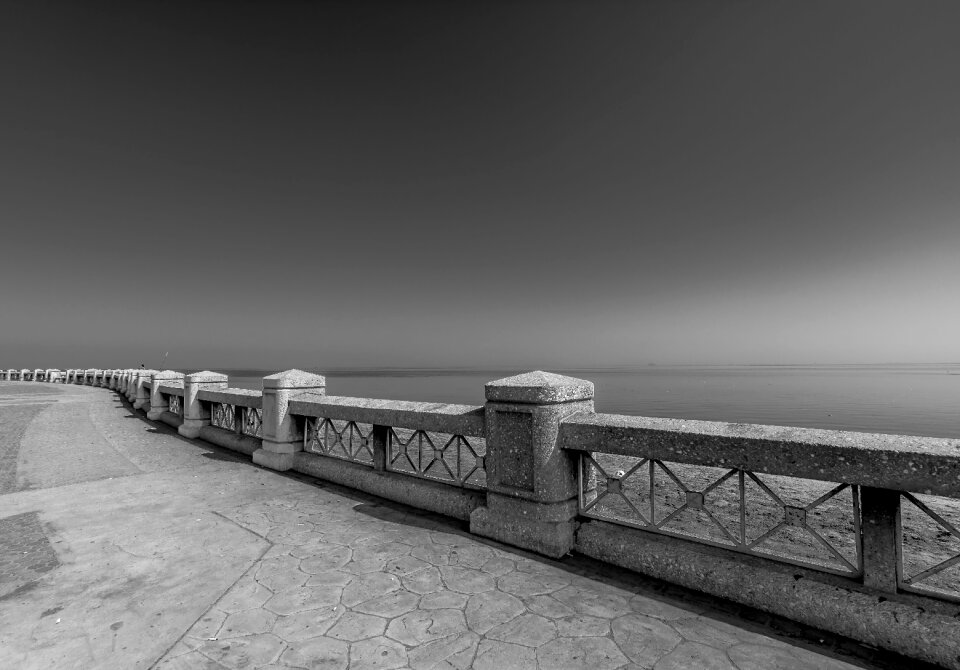 Bridge river black and white