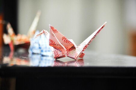 Origami paper photo